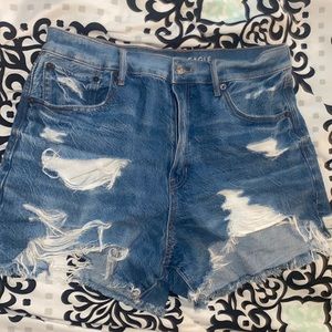 american eagle jean short highest waisted 90’s boyfriend short size 10
